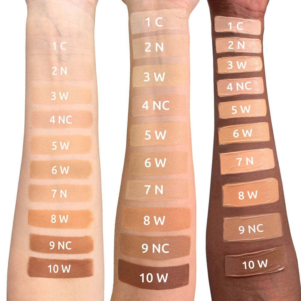 10W Aqua Silk Weightless Foundation - Hazelnut -