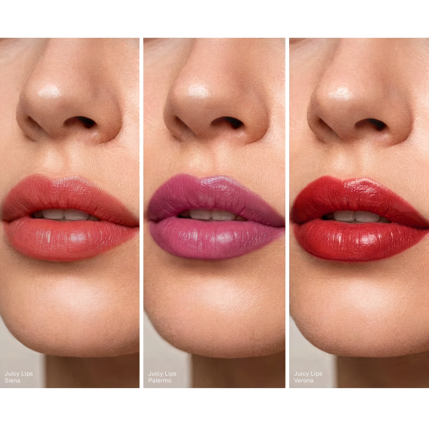 Juicy Lips Lipstick — intensive Farbe, pflegender Hyaluron-Kern