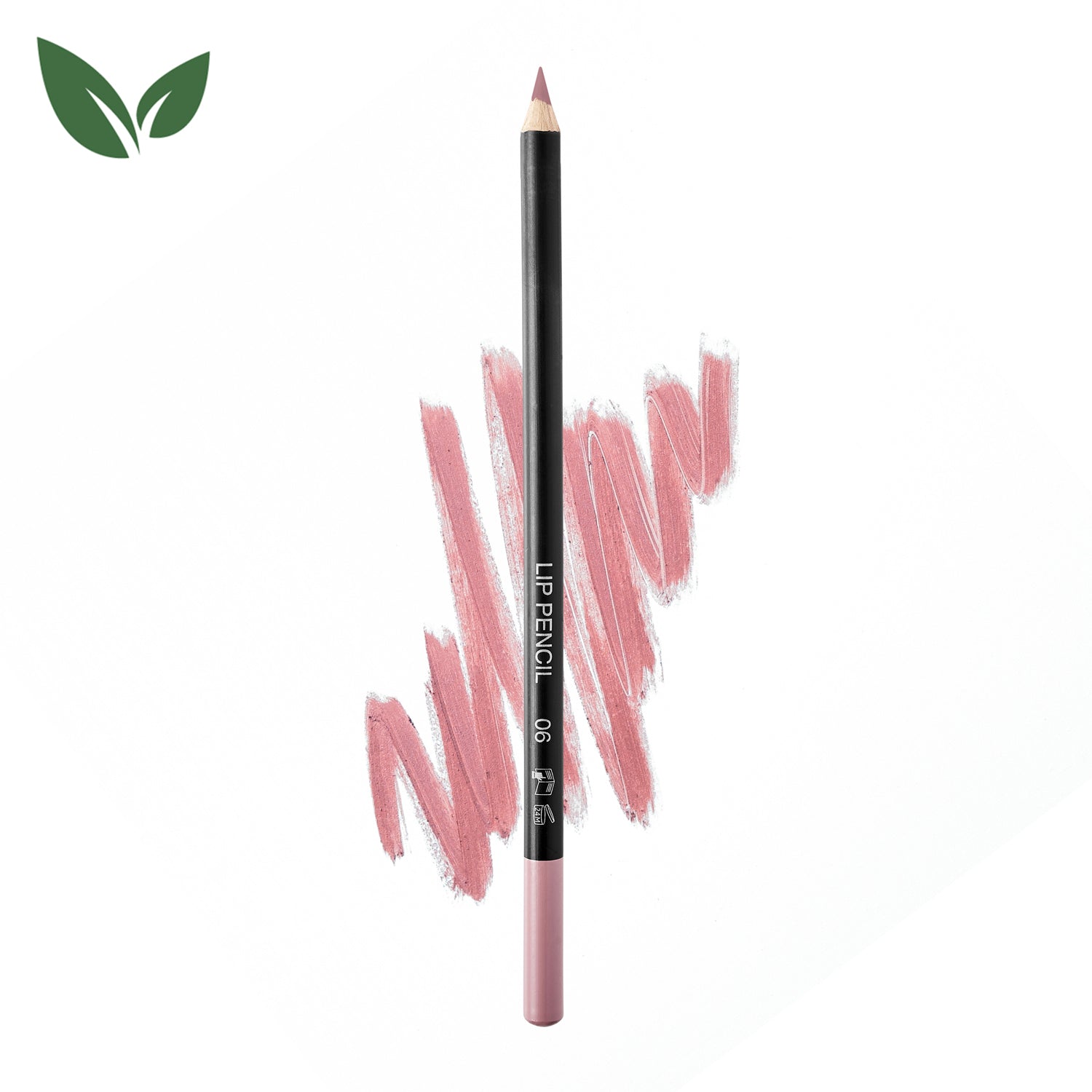 Lip Pencil — präzise Konturen, pflegende Formel, 6 Farbtöne